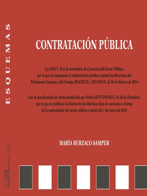 cover image of Contratación Pública. Esquemas